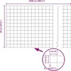 Euro tvoros su stulpu 25 x 0,6 m Galvanizuotas plienas