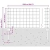 Euro tvoros su stulpu 25 x 0,6 m PVC dengtas plienas Žalia
