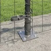 Suvirinta vielos tvora su betono baze 25 x 0,6 m (W x H)