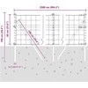 Euro tvoros žemės tvirtinimas 25 x 0,6 m PVC dengtas plienas