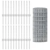 Euro tvoros su stulpu 50 x 0,4 m Galvanizuotas plienas