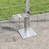 Tvora su stulpais Sidabro 1,2 x 10 m Plienas