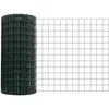 Euro tvora 0,6 x 25 m PVC padengta geležis Žalia