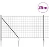 Euro tvora su smeigėmis 25 x 1 m PVC dengtas plienas Pilka