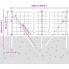 Euro tvoros žemės tvirtinimas 25 x 0,8 m PVC dengtas plienas
