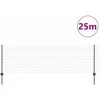 Euro tvoros su stulpu 25 x 0,8 m PVC dengtas plienas Žalia