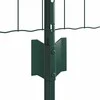 Euro tvoros su stulpu 25 x 0,8 m PVC dengtas plienas Žalia