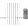 Euro tvoros su stulpu 25 x 0,6 m Galvanizuotas plienas