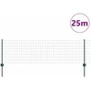 Euro tvoros su stulpu 25 x 0,6 m PVC dengtas plienas Žalia
