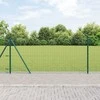 Eurų tvora su betono baze 25 x 1 m PVC dengtas plienas Žalia