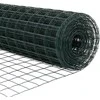 Lauko Euro tvoros su betono pagrindu 25 x 0,6 m Žalia Tinklelis
