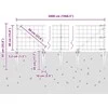 Euro tvora su smeigėmis 50 x 0,4 m PVC dengtas plienas Pilka
