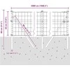 Euro tvoros žemės tvirtinimas 50 x 0,4 m PVC dengtas plienas