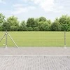 Tvora su stulpais Sidabro 0,4 x 25 m Plienas