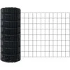 Eurų tvora su betono baze 10 x 0,4 m PVC dengtas plienas Pilka