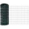 Eurų tvora su betono baze 10 x 0,4 m PVC dengtas plienas Žalia