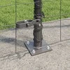 Suvirinta vielos tvora su betono baze 10 x 1,5 m (P x A)