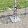 Lauko Euro tvoros su betono pagrindu 10 x 0,4 m Sidabrinė