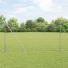 Lauko Euro tvora su smeigėmis 10 x 1,6 m Sidabrinė Tinklelis
