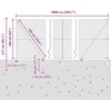 Euro tvora su smeigėmis 10 x 1,6 m PVC dengtas plienas Žalia