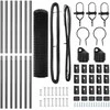 Euro tvoros žemės tvirtinimas 10 x 1,4 m PVC dengtas plienas