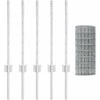 Euro tvoros su stulpu 10 x 0,6 m Galvanizuotas plienas