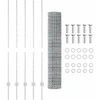 Euro tvoros su stulpu 10 x 1,4 m Galvanizuotas plienas