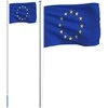Europos Sąjungos vėliava su stiebu, aliuminis, 6,23m