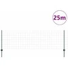 Euro tvoros su stulpu 25 x 0,8 m PVC dengtas plienas Žalia