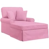 Sofa Faina su sijonu 3 vnt. Rožinė audinys 91 x 157 x 91 cm