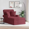 Sofa Faina su sijonu 3 vnt. Vyno raudona audinys 91 x 157 x 91 cm