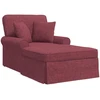 Sofa Faina su sijonu 3 vnt. Vyno raudona audinys 91 x 157 x 91 cm