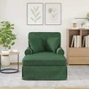 Sofa Faina su sijonu 3 pcs Džiunglių žalia Kordūrinis audinys