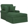 Sofa Faina su sijonu 3 pcs Džiunglių žalia Kordūrinis audinys