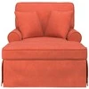 Sofa Faina su sijonu 3 pcs Raudona oranžinė Kordūrinis audinys