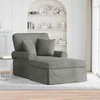 Sofa Faina su sijonu 3 pcs Šviesiai pilka Kordūrinis audinys