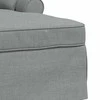 Sofa Faina su sijonu 3 vnt. Šviesiai pilka audinys 91 x 157 x 91 cm