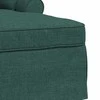 Sofa Faina su sijonu 3 vnt. Tamsiai žalia audinys 91 x 157 x 91 cm