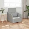 Sofa lova Debesų pilka 65 x 80 x 83 cm audinys