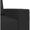 Sofa lova Juoda 245 x 78 x 77 cm audinys