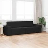 Sofa lova Juoda 245 x 78 x 77 cm audinys