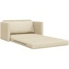 Sofa lova 110cm Kreminė audinys