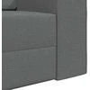 Sofa lova Tamsiai pilka 245 x 78 x 77 cm audinys