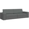 Sofa lova Tamsiai pilka 245 x 78 x 77 cm audinys