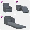 Sofa lova Tamsiai pilka 65 x 80 x 83 cm Aksomas