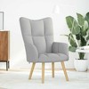 Fotelis Atpalaiduojanti kėdė Cloud Pilkas Fabric
