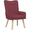 Fotelis krėslas Vyno raudona 63 x 67 x 94 cm Audinys ir fanera