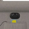 Fotelis Atsistojantis elektrinis masažinis krėslas, taupe, audinys