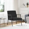 Fotelis krėslas Juoda 59 x 75 x 78 cm Aksomas