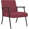 Fotelis krėslas Vyno raudona 59 x 75 x 78 cm audinys
